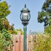 Lentua lamp post, path light green, black, 1-light source