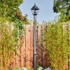 Naofe lamp post, path light black, silver, 1-light source