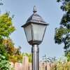 Naofe lamp post, path light black, silver, 1-light source