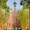 Naofe lamp post, path light black, silver, 1-light source