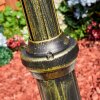 Naofe lamp post, path light gold, black, 1-light source