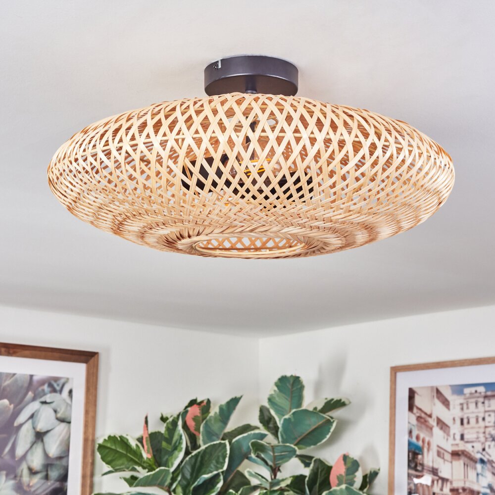Boggsjo ceiling light black, 2-light sources