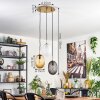 Nyberget hanging light, globe light, pendant light brass, 3-light sources