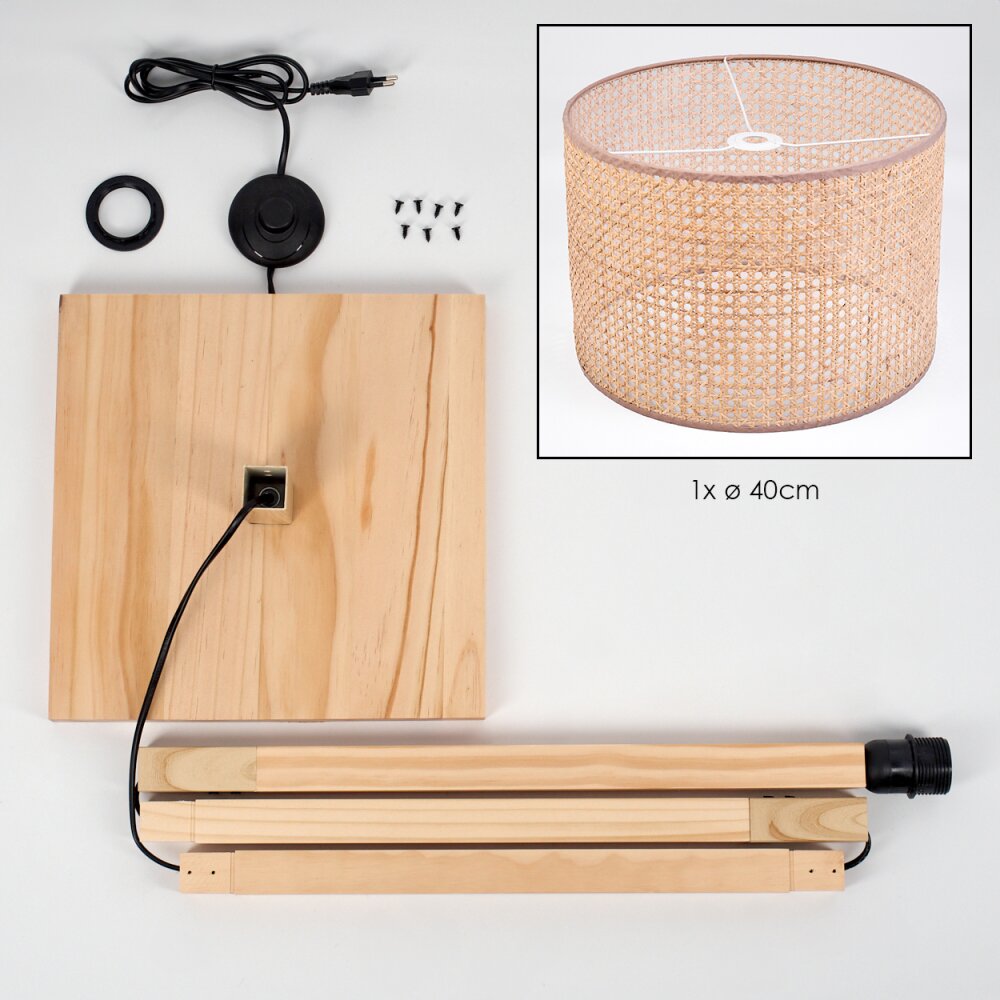 Barcos floor lamp Ecru, 1-light source