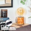 Argea desk lamp, table lamp Ecru, black, 1-light source