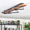 Pompu ceiling light LED dark brown, black, 1-light source