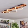 Pompu ceiling light LED dark brown, black, 1-light source