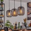 Bystrup hanging light, pendant light black, 3-light sources