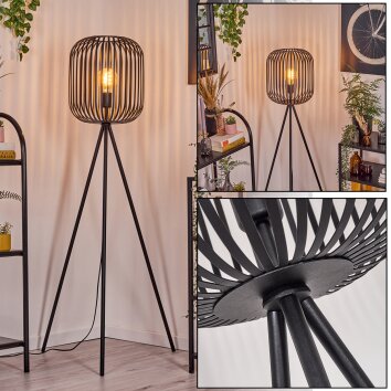 Bystrup floor lamp black, 1-light source