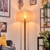 Bassagoda floor lamp brown, Ecru, black, 1-light source