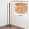 Granja floor lamp brown, Ecru, black, 1-light source