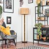 Granja floor lamp brown, Ecru, black, 1-light source