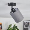 Lendemarke ceiling light, ceiling spotlight black, 1-light source