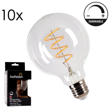 E27 LED 6 Watt warm-white dimmable 350 Lumen