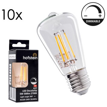 E27 LED 5 Watt warm-white dimmable 500 Lumen