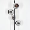 Koyoto floor lamp 31 cm chrome, Smoke-coloured, 4-light sources