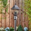 Naofe path light black, silver, 1-light source, Motion sensor