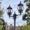 Lentua lamp post, path light black, 2-light sources