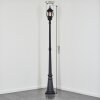 Lentua floor lamp Light wood, black, 1-light source