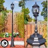 Lentua lamp post, path light black, 1-light source