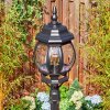 Lentua lamp post, path light black, 1-light source