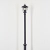 Loria lamp post, path light black, 1-light source