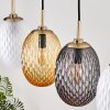 Nyberget hanging light, globe light, pendant light brass, 4-light sources