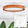 Sofo ceiling light, Panel LED white, 1-light source