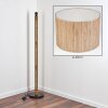 Bongal floor lamp brown, Ecru, black, 1-light source