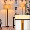 Chellas floor lamp brown, Ecru, black, 1-light source