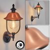 Gascon outdoor wall light, wall light copper, black, 1-light source