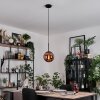 Gastor hanging light, globe light, pendant light coppery, 1-light source