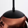 Gastor hanging light, globe light, pendant light coppery, 1-light source