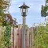 Loria lamp post, path light brown, gold, 1-light source