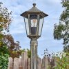 Loria lamp post, path light brown, gold, 1-light source