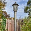 Loria lamp post, path light brown, gold, 1-light source