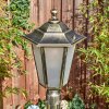 Loria lamp post, path light brown, gold, 1-light source