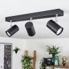 Gesteira ceiling light, ceiling spotlight black, 3-light sources