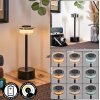 Viada desk lamp, table lamp LED black, 1-light source