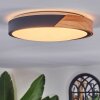 Cadaixo ceiling light, Panel LED Ecru, black, white, 1-light source