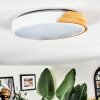 Cadaixo ceiling light, Panel LED Ecru, white, 1-light source