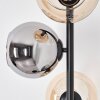 Koyoto floor lamp 31 cm Amber, chrome, Smoke-coloured, 4-light sources