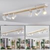 Gesteira ceiling light, ceiling spotlight Ecru, white, 6-light sources