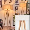 Flemming floor lamp Ecru, 1-light source