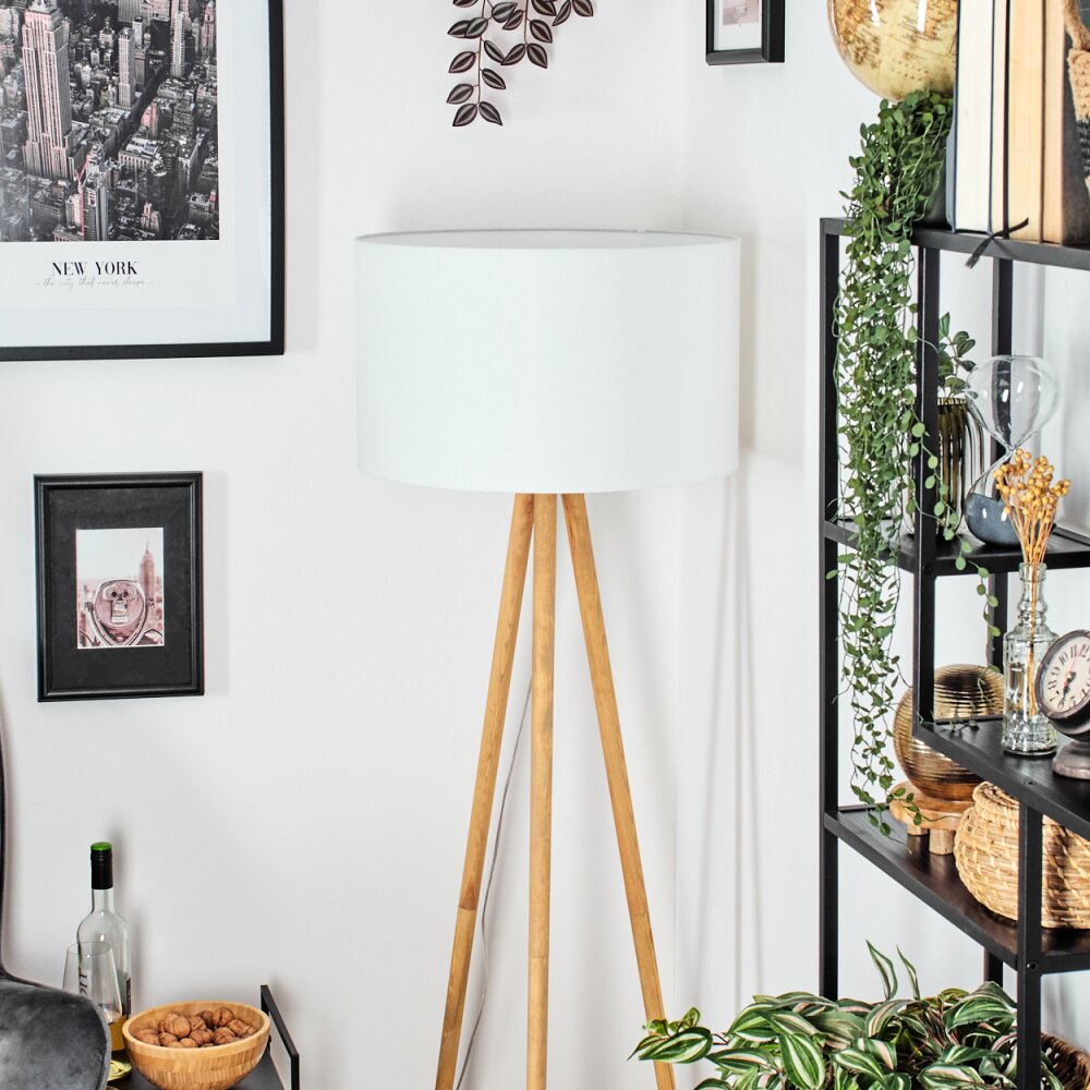 Flemming floor lamp Ecru, 1-light source