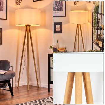 Flemming floor lamp Ecru, 1-light source