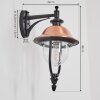 Gascon outdoor wall light, wall light copper, black, 1-light source