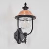 Gascon outdoor wall light, wall light copper, black, 1-light source