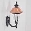 Gascon outdoor wall light, wall light copper, black, 1-light source