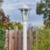 Loria lamp post, path light white, 1-light source